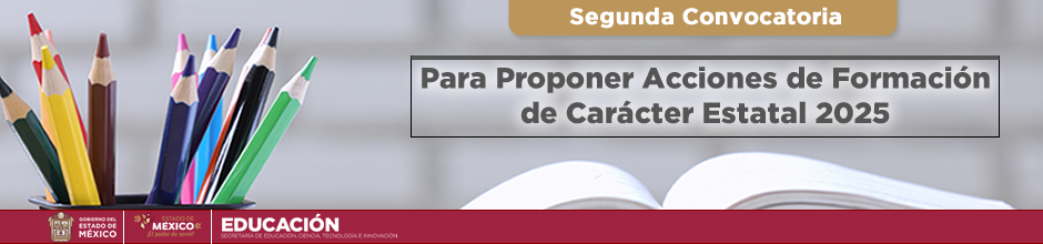 Segunda Convocatoria para proponer acciones de formación de carácter estatal 2025