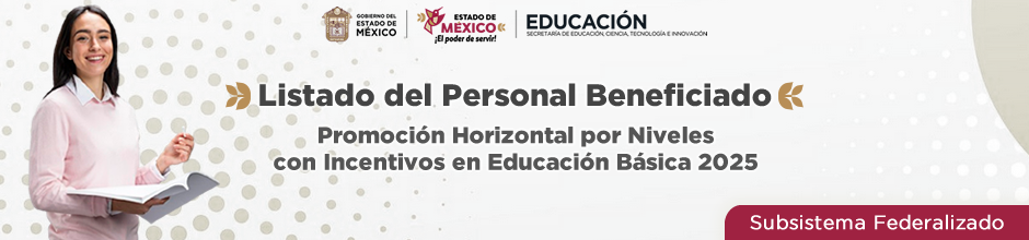 Listado del Personal Beneficiado Incentivos EB Federal